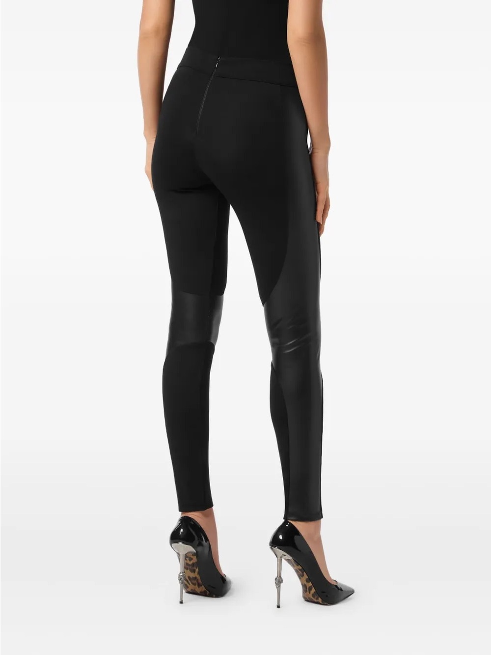 Harley-Davidson Leather Panel Legging Pants | NWT 0
